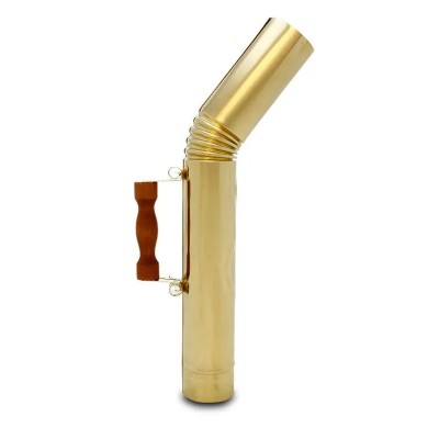 Труба для топки самовара «Латунная» ручка «Бук» ф65
