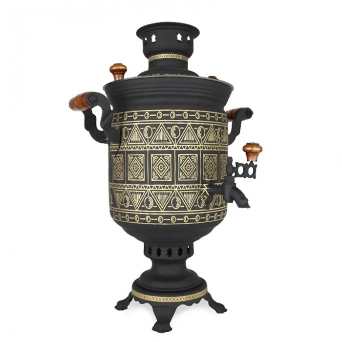 Самовар жаровой на дровах 5 л «Чукотка» в наборе «Презент»