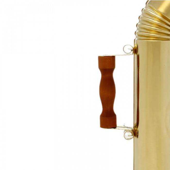 Труба для топки самовара «Латунная» ручка «Бук» ф65