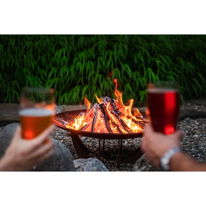 Чаша для костра UP!FLAME Premier Steel Cup 850 Premier black/red