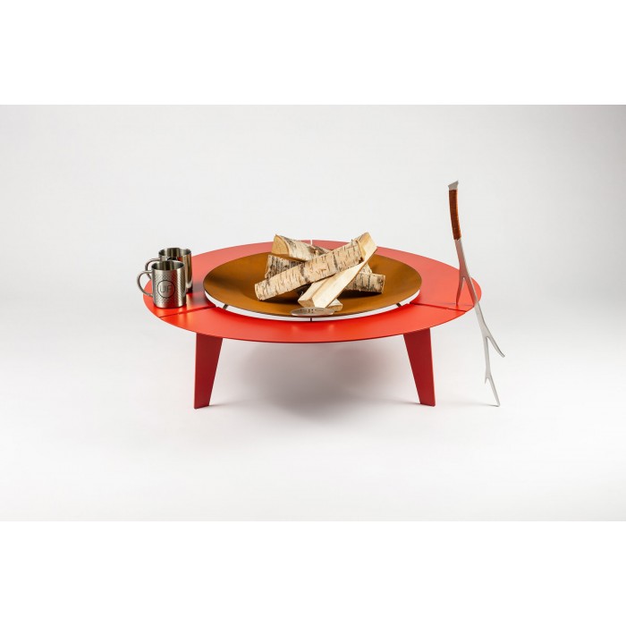 Чаша для костра UP!FLAME Uniq Steel Cup 850 Uniq red