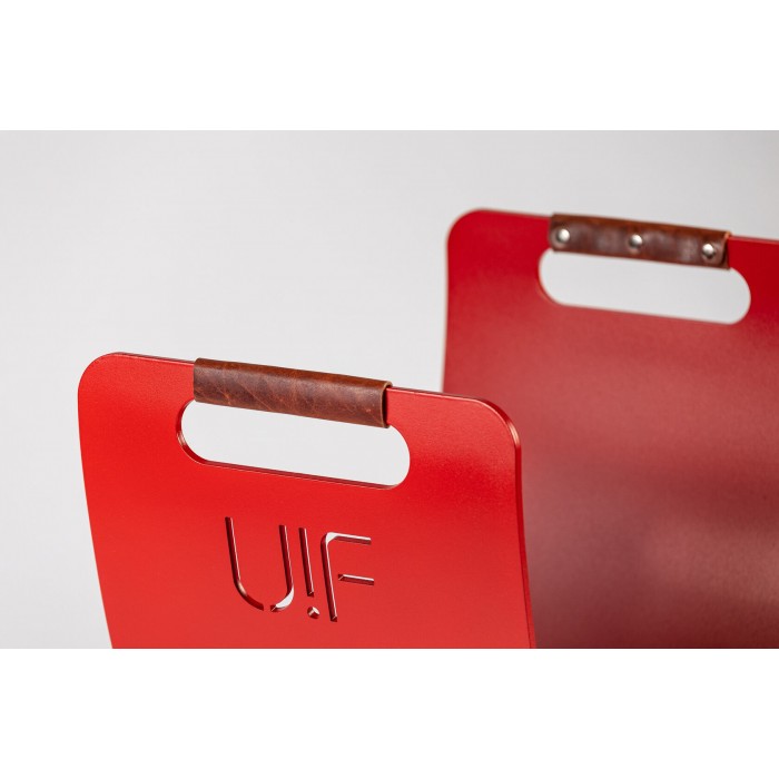 Дровница UP!FLAME Outdoor Firewood Holder FS red