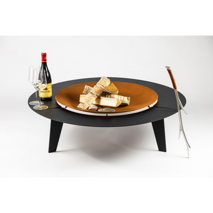 Чаша для костра UP!FLAME Uniq Steel Cup 1000 Uniq black