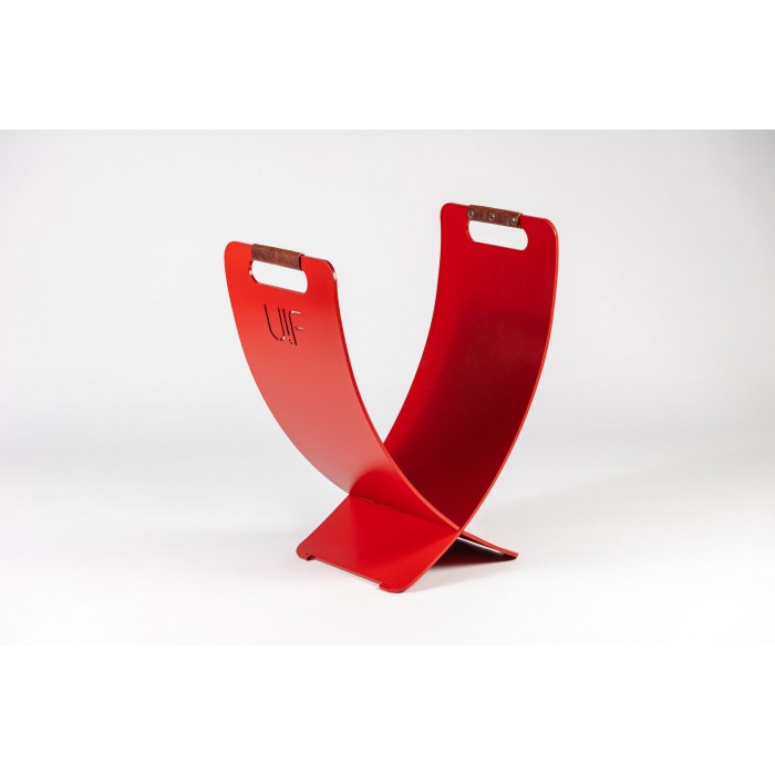 Дровница UP!FLAME Outdoor Firewood Holder FS red