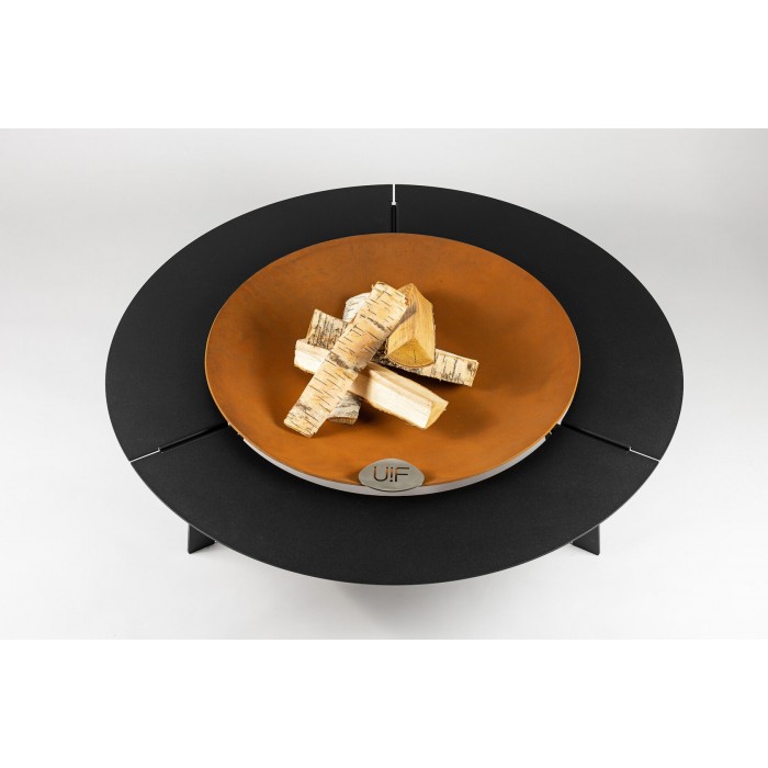 Чаша для костра UP!FLAME Uniq Steel Cup 1000 Uniq black