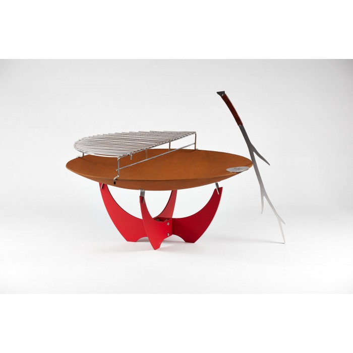 Чаша для костра UP!FLAME Premier Steel Cup 650 Premier oxi/red