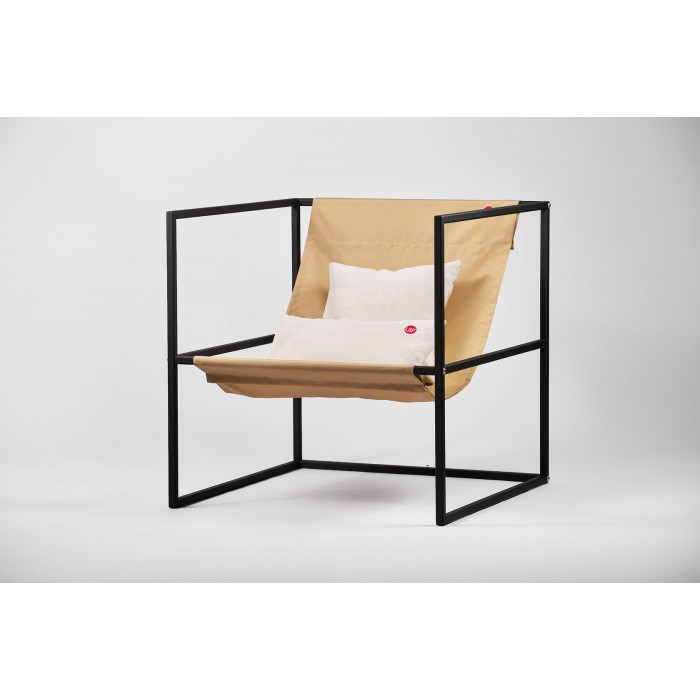Комплекты 4+8 стулья с подушками Up!Flame TESS Outdoor Chair black /taupe textile