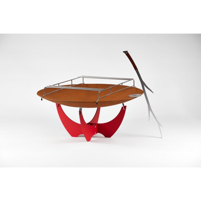 Чаша для костра UP!FLAME Premier Steel Cup 650 Premier oxi/red