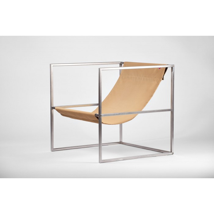 Кресло Up!Flame Tess Outdoor Chair stainless/taupe textile
