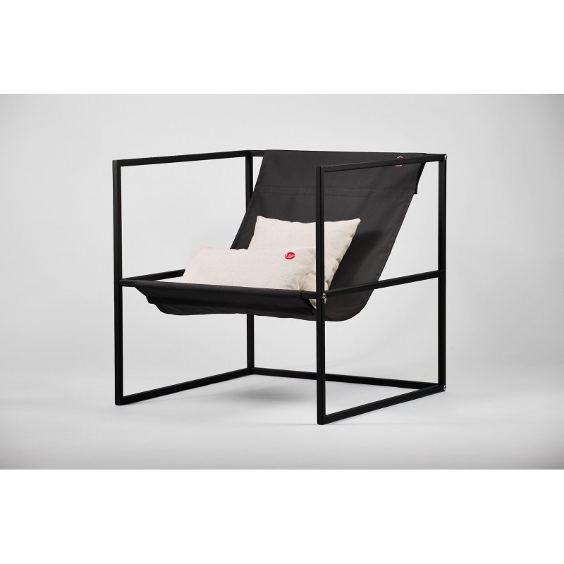 Комплекты 4+8 стулья с подушками Up!Flame TESS Outdoor Chair black / anthracite textile