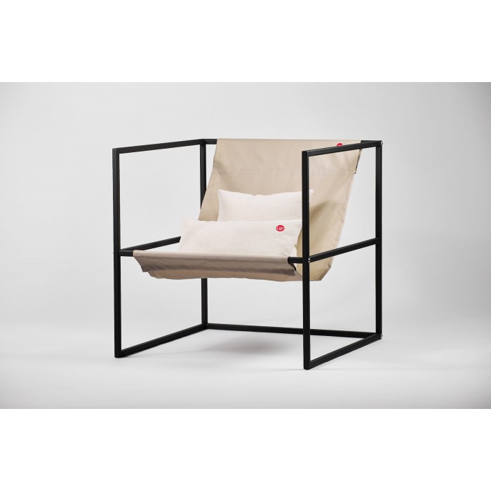 Кресло Up!Flame Tess Outdoor Chair black/beige textile