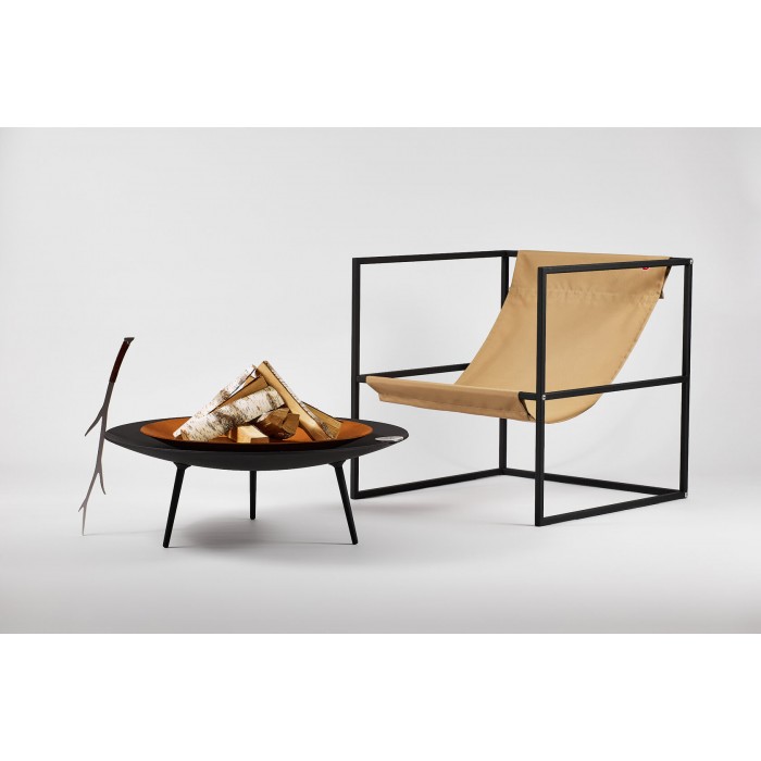Кресло Up!Flame Tess Outdoor Chair black/taupe textile
