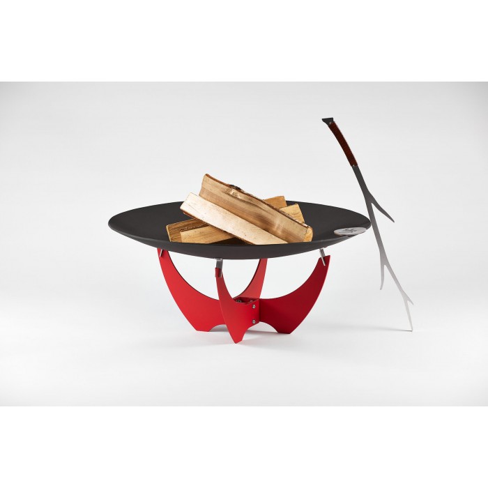 Чаша для костра UP!FLAME Premier Steel Cup 650 Premier black/red