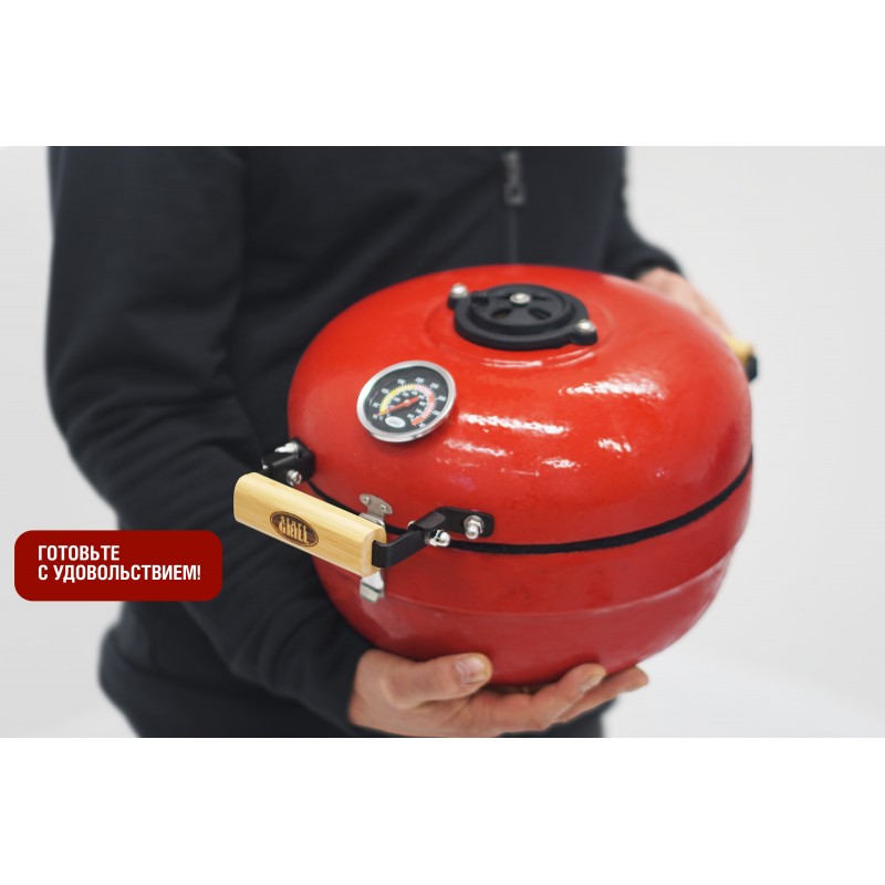 Керамический гриль TRAVELLER SG12 PRO T, 30,5 см, 12 дюймов (Красный) (Start Grill)