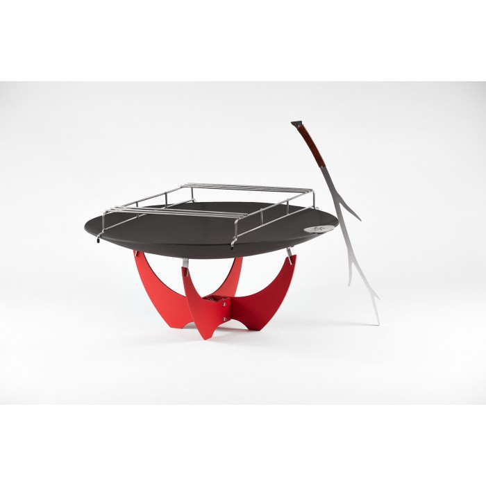 Комплект 5в1 с чашей для костра Up!Flame STEEL CUP 650 PREMIER black/red