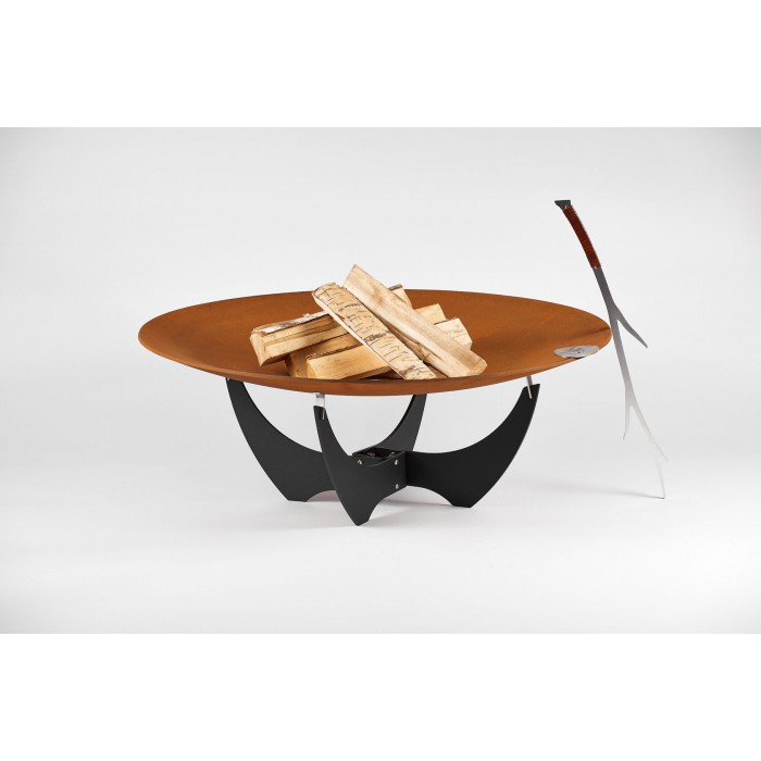 Чаша для костра UP!FLAME Premier Steel Cup 850 Premier oxi/black