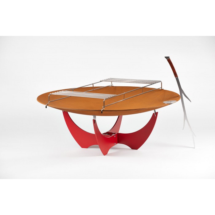 Чаша для костра UP!FLAME Premier Steel Cup 850 Premier oxi/red