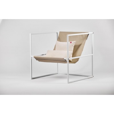 Комплекты 4+8 стулья с подушками Up!Flame TESS Outdoor Chair white / olive beige textile