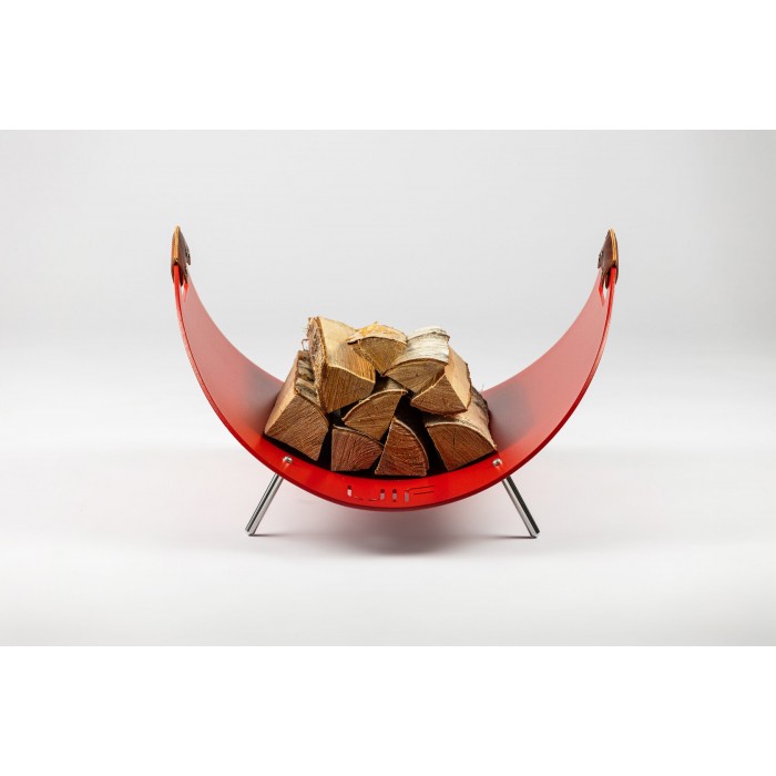 Дровница UP!FLAME Outdoor Firewood Holder FL red