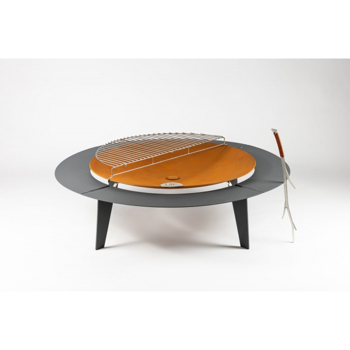 Комплект 7в1 с чашей для костра Up!Flame STEEL CUP 1200 UNIQ grey