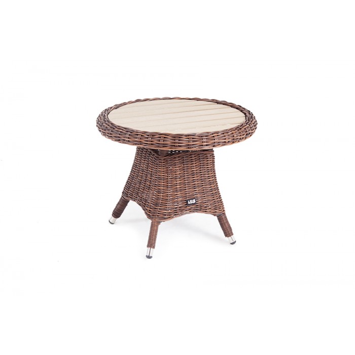 "Равенна" кофейный стол из искусственного ротанга, цвет коричневый