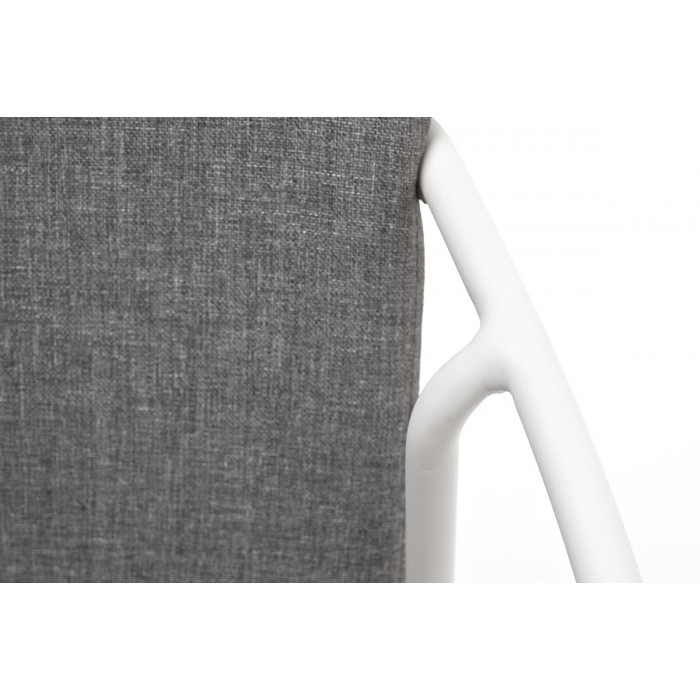 "Марокко" стул из текстилена nanotex, алюминиевый каркас, цвет серый