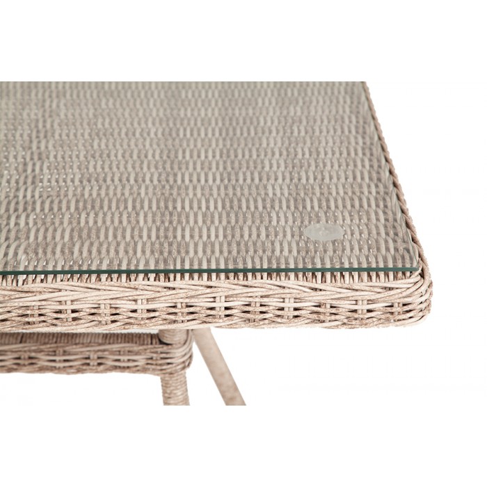 "Айриш" стол плетеный из искусственного ротанга, цвет бежевый