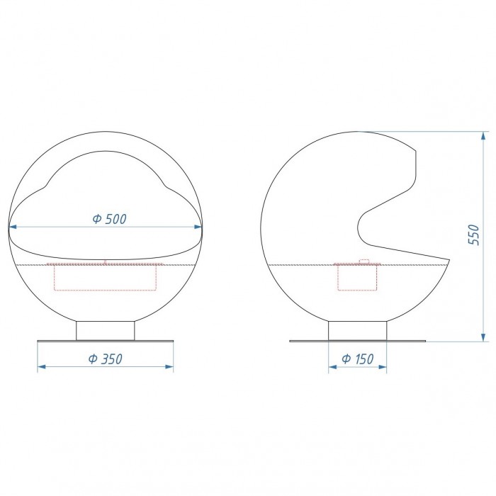 Биокамин Firelight BFP/F-55 Sphere