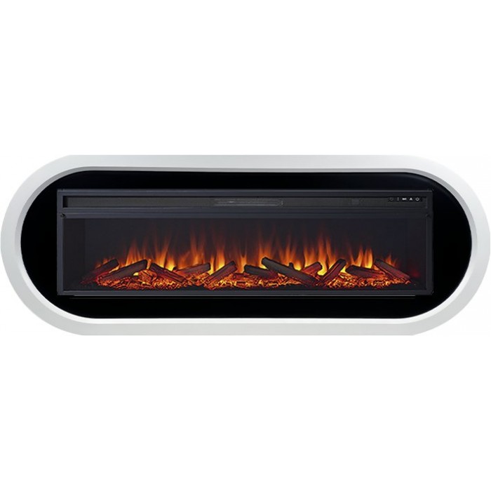 Каминокомплект Ellips - Белый с черным с очагом Vision 60 LOG LED