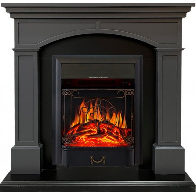 Каминокомплект Langford - Серый графит с очагом Majestic FX Black