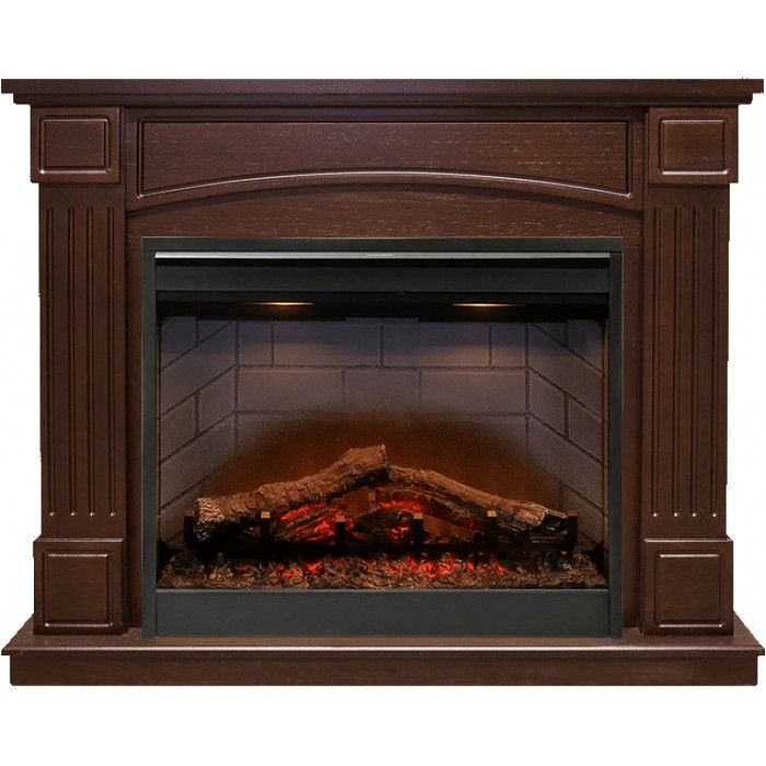 Каминокомплект Boston - Темный дуб с очагом Symphony 26'' DF2608-INT