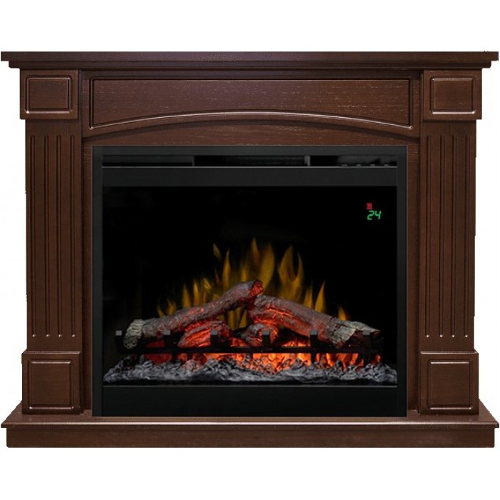 Каминокомплект Boston - Темный дуб с очагом Symphony 26'' DF2624L-INT