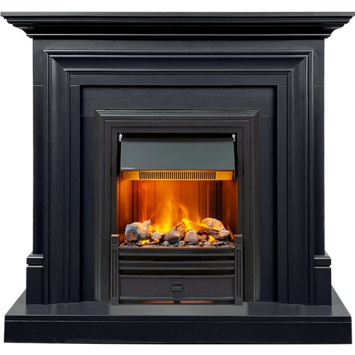 Каминокомплект Bradford - Серый графит с очагом Brookline Black