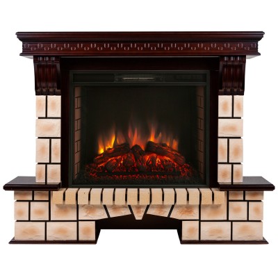 Электрокамин RealFlame Stone Brick 26 AO с Epsilon 26 S IR