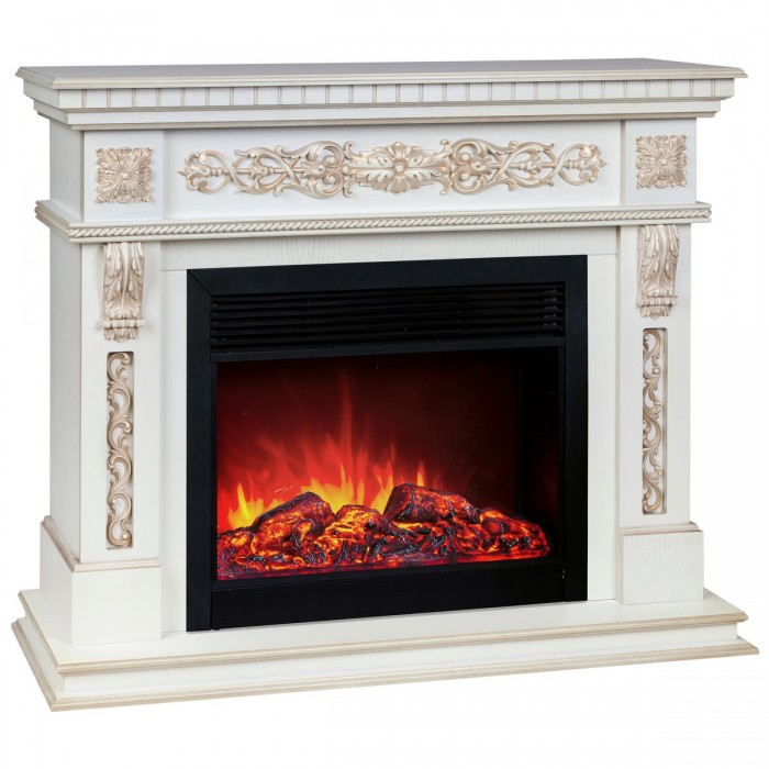 Электрокамин RealFlame Estella 26 WT с MoonBlaze S LUX BR