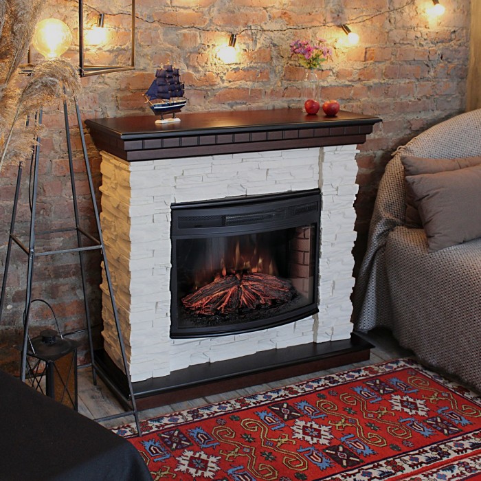 Электрокамин RealFlame Elford Corner 25 AO с FireField 25 SIR