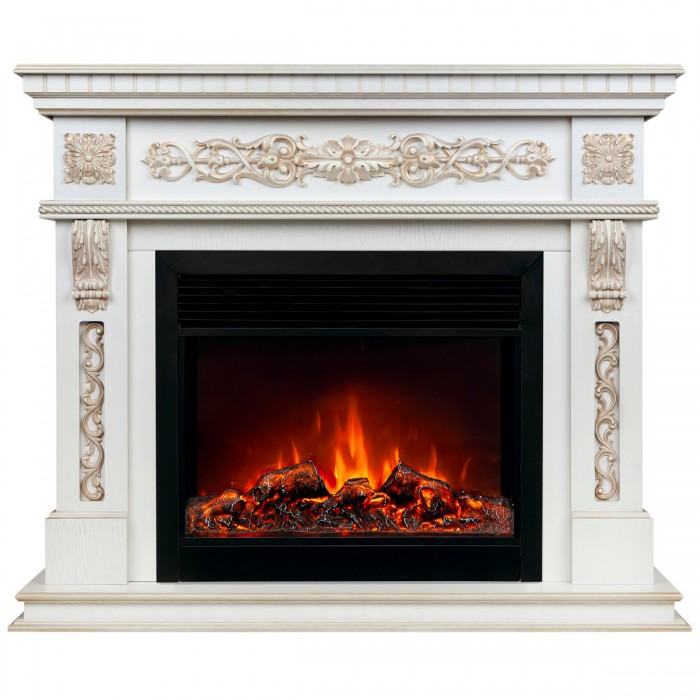 Электрокамин RealFlame Estella 26 WT с MoonBlaze S LUX BR