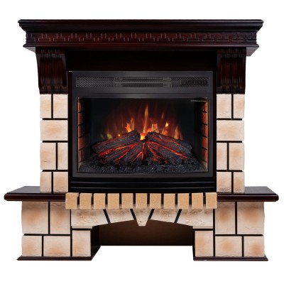Электрокамин Stone Brick 25/25,5 AO с очагом Firefield 25