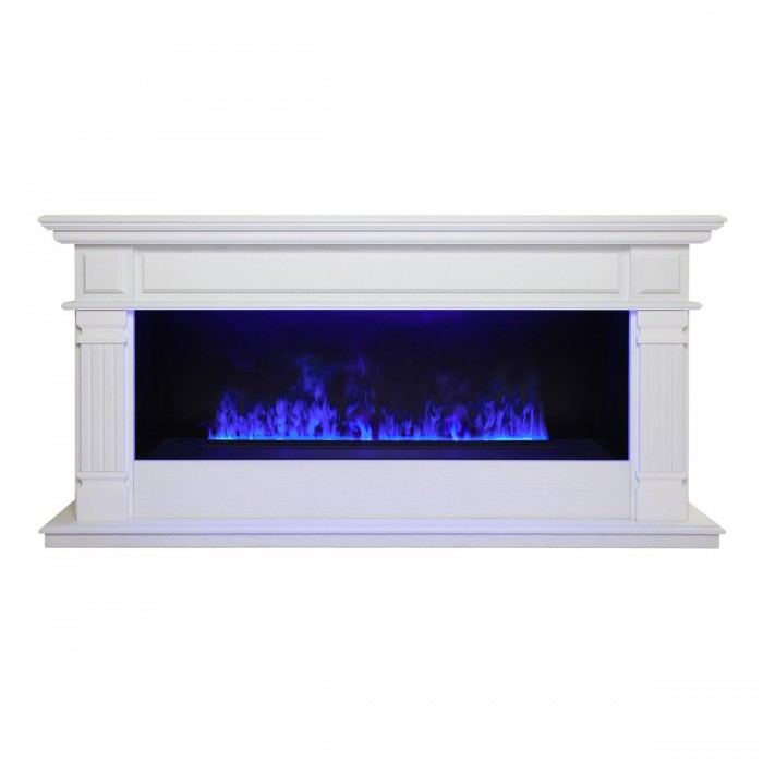 Электрокамин Islandia CST1000 WT с очагом 3D Cassette 1000 LED RGB