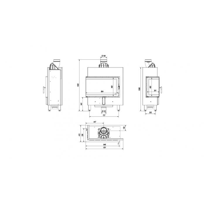 Топка LUCY/14/SLIM/L/BS