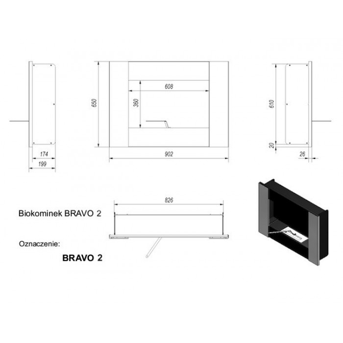 Биокамин BRAVO 2