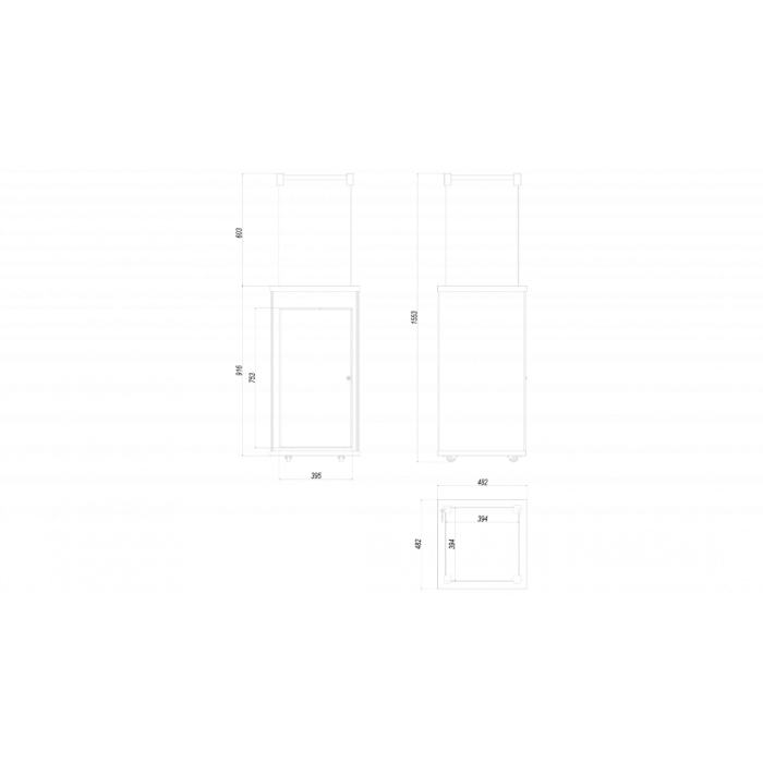 Уличный обогреватель PATIO/G31/37MBAR/CZ/P - стекло, черное тиснение, с пультом ДУ