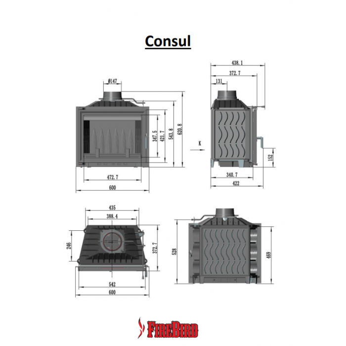 Топка Consul 12 кВт