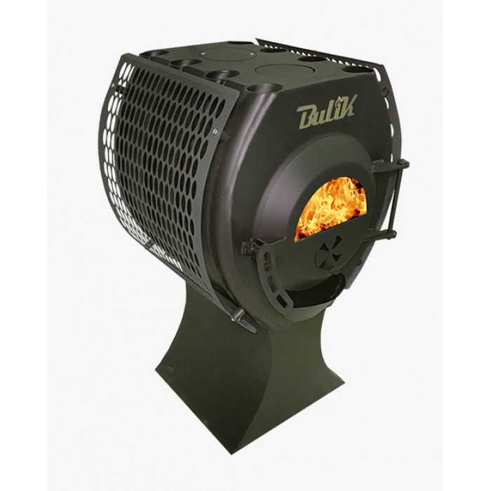 Отопительная печь Берёзка Bulik 150 PLUS Стекло с экранами
