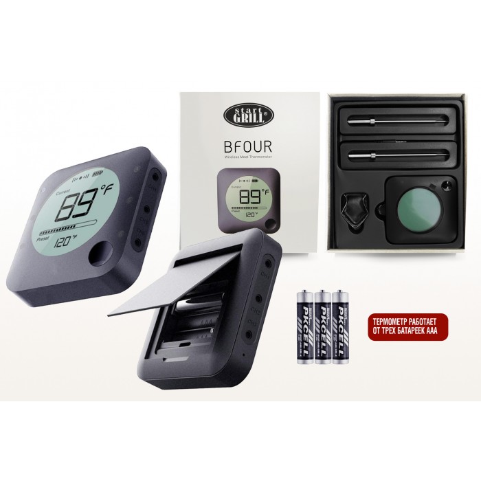 Цифровой термометр Model 3, беспроводной, BT, черный Start Grill