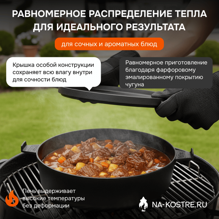 Голландская печь Duo GBS Weber 8857