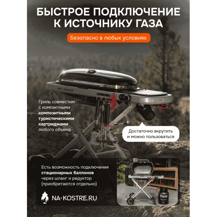 Газовый гриль Weber Traveler 9010033
