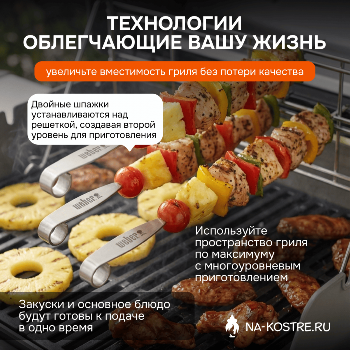 Набор двойных шпажек Weber ETGS 7618