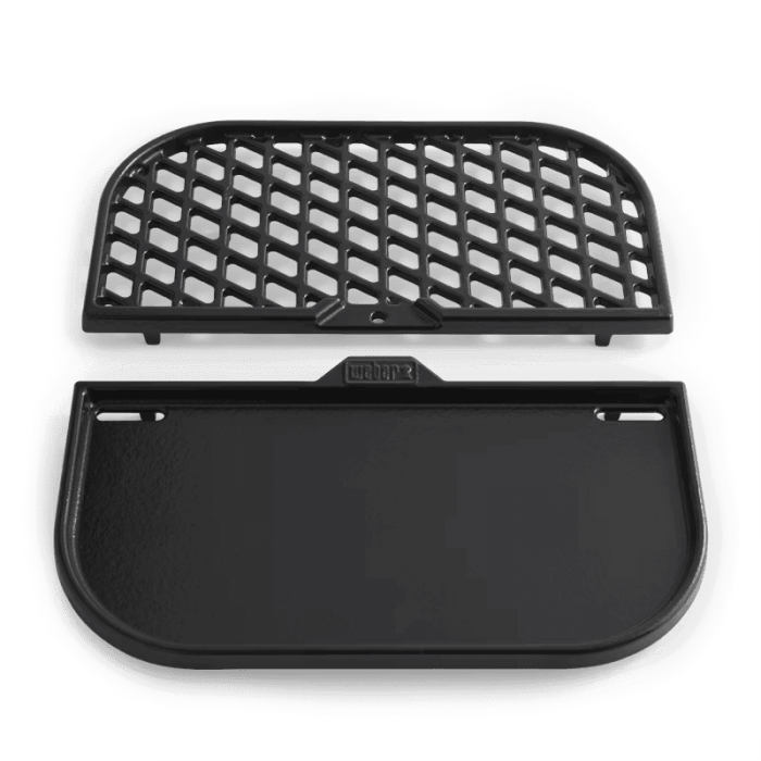 Складная чугунная сковорода с решёткой Weber для грилей GBS 8858