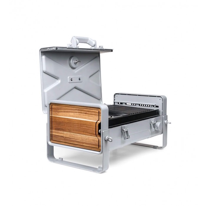 Портативный газовый гриль Karbo Grill X1 Natural Grey